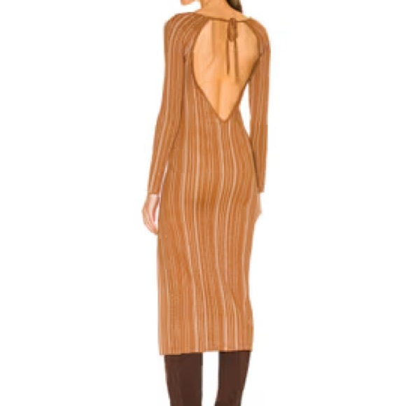 LPA Boone Midi Knit Tan in XS - Picture 2 of 6